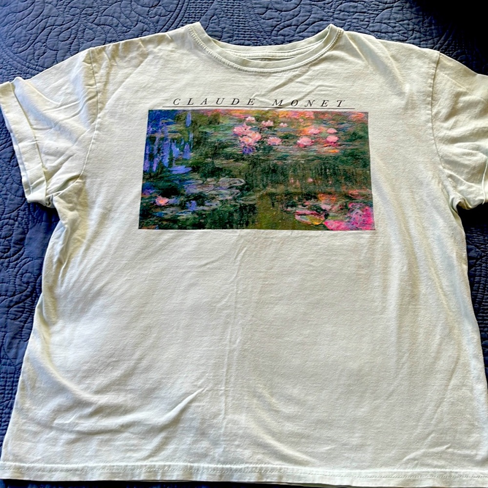 Claude Monet graphic tee